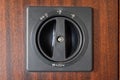 Step switch for attenuating the high volume on speaker