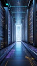QuantumQuotient\'s Techno Dreamscape: 3D Utopia in Data\'s Future. AI generate