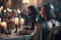 Medieval Banquet: Cinematic Bokeh Feast with Insane Details and Color