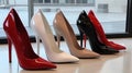 These trendy high heeled pumps require no introduction they speak for themselves created with Generative AI