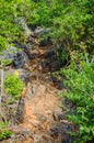 Step way to Khao Dang Viewpoint, Sam Roi Yod National park, Phra Chaup Khi Ri Khun Province in Middle of Thailand.