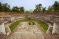 Step well, located at Jami Masjid Mosque, UNESCO protected Champaner - Pavagadh Archaeological Park, Gujarat, India Royalty Free Stock Photo