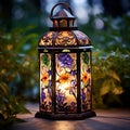 Luminous Gardens: Exquisite Lanterns Adorned with Floral Delights