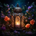 Luminous Gardens: Exquisite Lanterns Adorned with Floral Delights