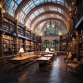 Lighting the Mind: Illuminated Library Interiors