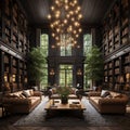 Lighting the Mind: Illuminated Library Interiors