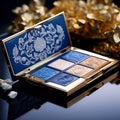 Gilded Serenity: A Luxurious Makeup Palette