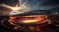 StellarVision: Embrace the Future of Sports Entertainment at this Futuristic Stadium