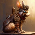 Mechanical Menagerie Steampunk Animals Rabbit