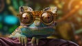 Glasses of Enchantment: A Yemen Chameleon\'s Unique Style