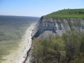 Stepan Razin Cliff on the Volga River, Saratov Region, Russia Royalty Free Stock Photo
