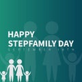 Stepfamily day for social media post, september 16th national holiday,