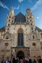 Front Facade of St. Stephan#s Cathedral in Vienna