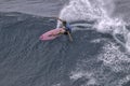 Stephanie Gilmore competing at the2019 Women`s World Surf Championship Royalty Free Stock Photo