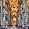 Stephansdom Cathedral in Stephansplatz. Vienna Austria