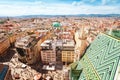 Stephansplatz and cityscape of Vienna Royalty Free Stock Photo