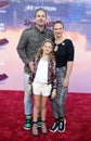 Stephen Amell, Cassandra Jean and daughter Mavi Royalty Free Stock Photo