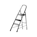 Stepladder sketch. Hand drawn stair, step ladder, rung ladder Black sketch style illustration, isolated on white