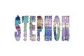 Stepmom word, Banner, Poster and Sticker Royalty Free Stock Photo