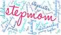 Stepmom Word Cloud Royalty Free Stock Photo