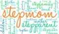 Stepmom Word Cloud Royalty Free Stock Photo