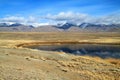 Steppe lake Royalty Free Stock Photo