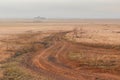 Steppe road, Elevator in the horizon