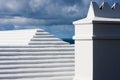 Stepped Bermudian roofs Royalty Free Stock Photo