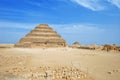 Stepped pyramid at Saqqara - Egypt, Africa Royalty Free Stock Photo