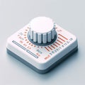 Stepper A control element that enables users to increase or der