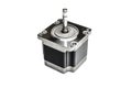 Stepper motor on white background Royalty Free Stock Photo