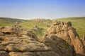 Steppes of Adon-Chelon in Transbaikalia on summer, Russia