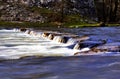 Stepping Stones Dovedale Derbyshire Dales Royalty Free Stock Photo