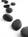 Stepping stones isolated Royalty Free Stock Photo