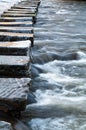 Stepping Stones - Lealholm - North Yorkshire - UK Royalty Free Stock Photo