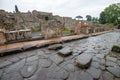Stepping Stones in Pompeii Royalty Free Stock Photo