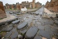 Stepping Stones in Pompeii Royalty Free Stock Photo