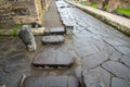 Stepping Stones in Pompeii Royalty Free Stock Photo