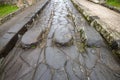 Stepping Stones in Pompeii Royalty Free Stock Photo