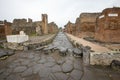 Stepping Stones in Pompeii Royalty Free Stock Photo