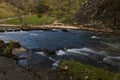 Stepping stones on the River Dove Royalty Free Stock Photo