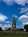 Steps and the Albert Memorial Royalty Free Stock Photo