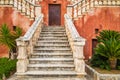 Steps of ancient marble stairs Royalty Free Stock Photo