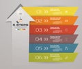 6 steps of arrow Infografics template. for your presentation.