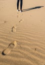 Steps on the beach