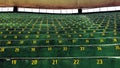 The steps of the bleachers. Royalty Free Stock Photo