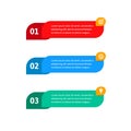 Steps elements for web interface. Infograph vector element. Infographic abstract template.