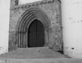 Steps And Entry To Silves Cathedral Portugal