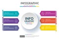 6 steps infographic. timeline design template with 3D paper label. Business concept with options. For content, diagram, flowchart,