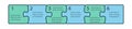Puzzle sequence. Steps infographics. Presentation chart elements.